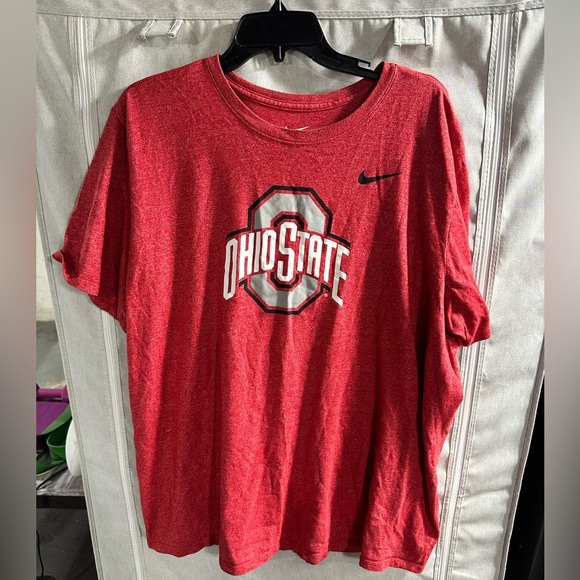 Nike Other - Nike Ohio State Buckeyes T Shirt Red Mens XXL OSU Football